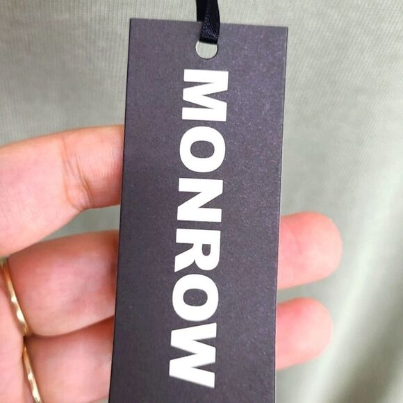 NWT‎ Monrow Sleeveless Army Green Top Size XS - Picture 5 of 5